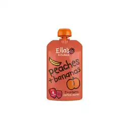 Etos Ella's Kitchen BIO Perzik Banaan 4+ aanbieding