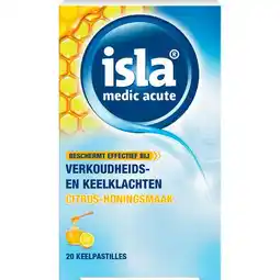 Etos isla Medic Acute Citrus-Honing Keelpastilles aanbieding
