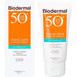 Etos Biodermal Hydra Plus Zonnecrème Gezicht SPF50+ 50 ML aanbieding