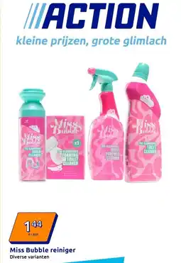 Action Miss Bubble reiniger aanbieding