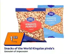 Action Snacks of the World Kingsize pinda's aanbieding