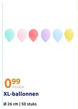 Action XL-ballonnen aanbieding