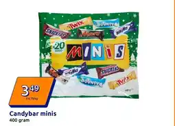 Action Candybar minis aanbieding