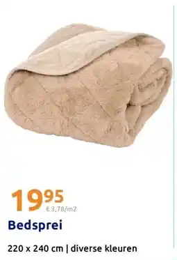 Action Bedsprei aanbieding