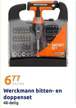 Action Werckmann bitten- en doppenset aanbieding