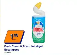 Action Duck Clean & Fresh toiletgel Eucalyptus aanbieding