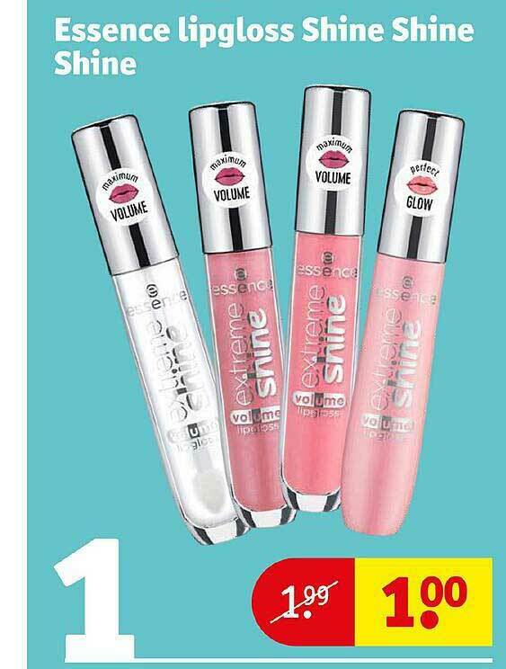 Essence Lipgloss Shine Shine Shine 04 – Cremiger Glanz Mit Nassem Effekt, Ohne Parabene