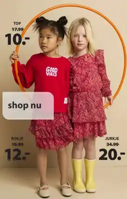 terStal top, rokje en jurk aanbieding