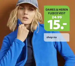terStal dames fleece vest aanbieding
