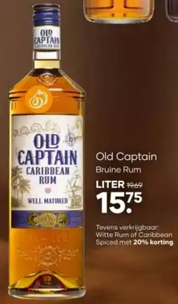 Mitra Old Captain Bruine Rum aanbieding