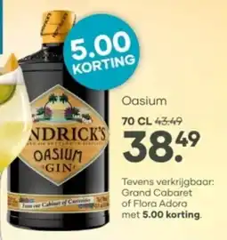 Mitra Hendrick's Oasium Gin aanbieding