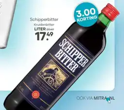 Mitra Schipperbitter Kruidenbitter aanbieding
