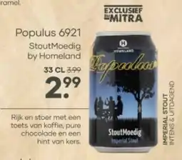 Mitra Populus 6921 StoutMoedig by Homeland aanbieding