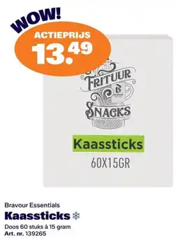 Bidfood Bravour Essentials Kaassticks aanbieding