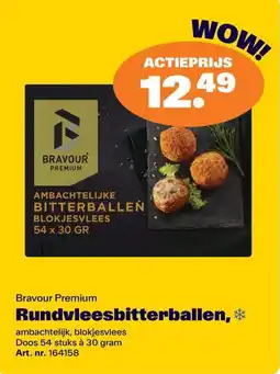 Bidfood Bravour Premium Rundvleesbitterballen aanbieding