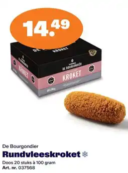Bidfood De Bourgondier Rundvleeskroket aanbieding