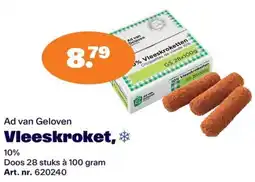Bidfood Ad van Geloven Vleeskroket aanbieding