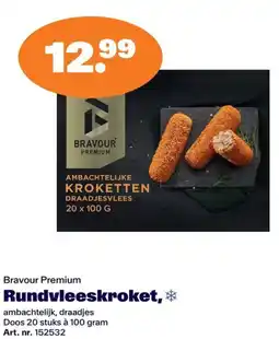 Bidfood Bravour Premium Rundvleeskroket aanbieding
