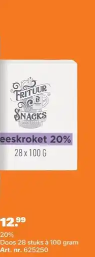 Bidfood Bravour Essentials Vleeskroket aanbieding