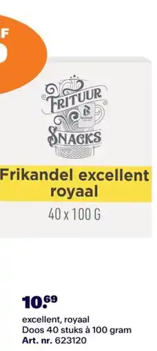 Bidfood Bravour Essentials Frikandel excellent royaal aanbieding