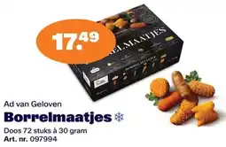 Bidfood Ad van Geloven Borrelmaatjes aanbieding