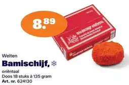 Bidfood Welten Bamischijf aanbieding