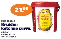 Bidfood Hela-Thissen Kruiden ketchup curry aanbieding