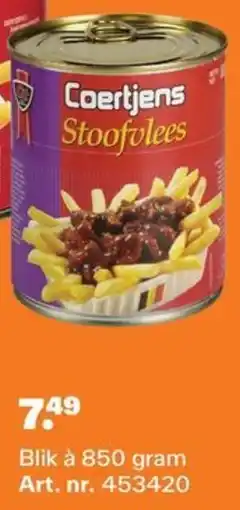 Bidfood Coertjens Stoofvlees aanbieding