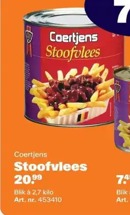 Bidfood Coertjens Stoofvlees aanbieding
