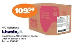 Bidfood NIC Nederland IJsmix aanbieding