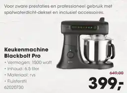 HANOS Keukenmachine Blackbolt Pro aanbieding