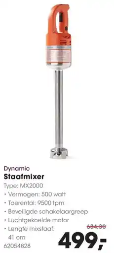 HANOS Dynamic Staafmixer aanbieding