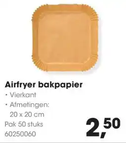 HANOS Airfryer bakpapier aanbieding