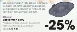 HANOS Silikomart Bakvormen Silfry aanbieding
