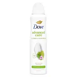 Trekpleister Dove Advanced Care Matcha Green Tea Antitranspirant Deodorant Spray aanbieding