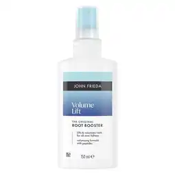 Trekpleister John Frieda Volume Lift Root Booster Blow Dry Lotion aanbieding