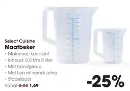 HANOS Select Cuisine Maatbeker aanbieding
