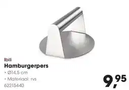 HANOS Ibili Hamburgerpers aanbieding
