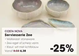 HANOS COSTA NOVA Serviesserie Zee aanbieding