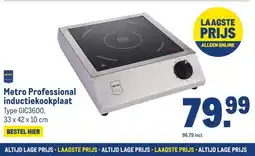Makro Metro Professional inductiekookplaat aanbieding