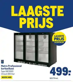 Makro Metro Professional barkoelkast aanbieding