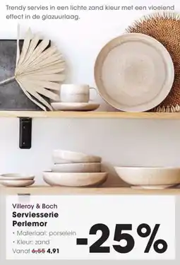 HANOS Villeroy & Boch Serviesserie Perlemor aanbieding