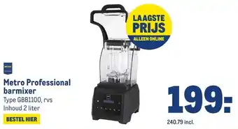 Makro Metro Professional barmixer aanbieding