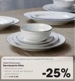 HANOS Select Dinnerware Serviesserie Elisa aanbieding