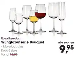 HANOS Royal Leerdam Wijnglazenserie Bouquet aanbieding