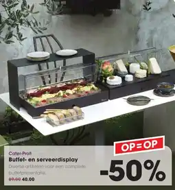 HANOS Cater-Profi Buffet en serveerdisplay aanbieding