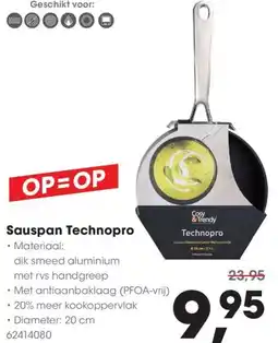 HANOS Sauspan Technopro aanbieding