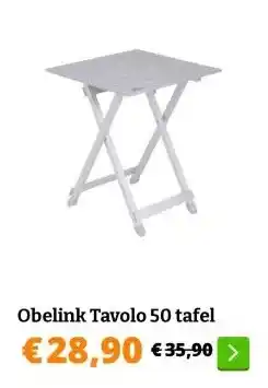 Obelink Obelink Tavolo 50 tafel aanbieding