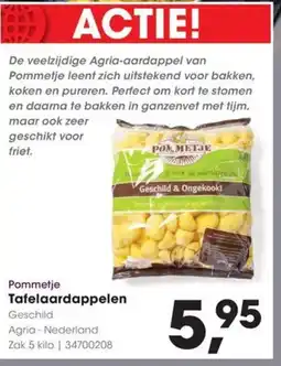 HANOS Pommetje Tafelaardappelen aanbieding