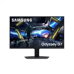 MediaMarkt SAMSUNG Odyssey G7 LS27DG702EUXEN - 27 inch - 3840 x 2160 (4K) - 1 ms - 144 Hz aanbieding